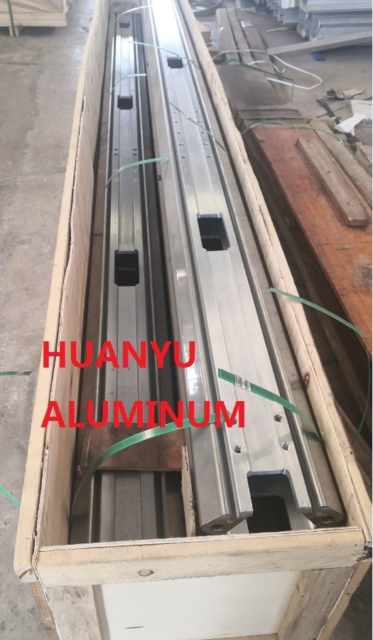 Upper Feed Beam Aluminium Extruded Profiles 7250MM Long